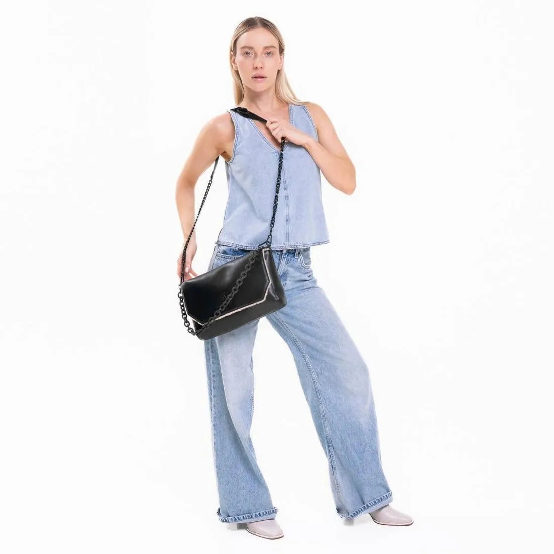 BAMORA BLACK/BLACK-Crossbody-Steve Madden Mexico