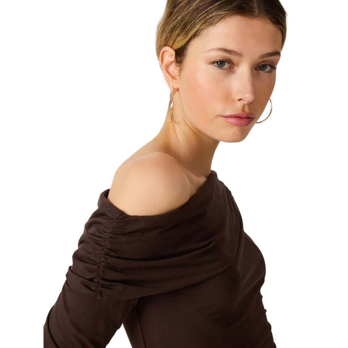 RYDER KNIT TOP WALNUT
