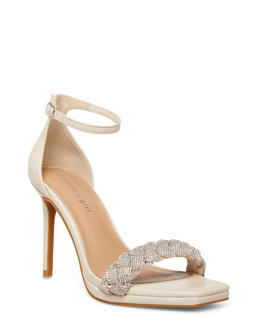 Estate-R Almond Multi Sandalias de Tacon Blancas