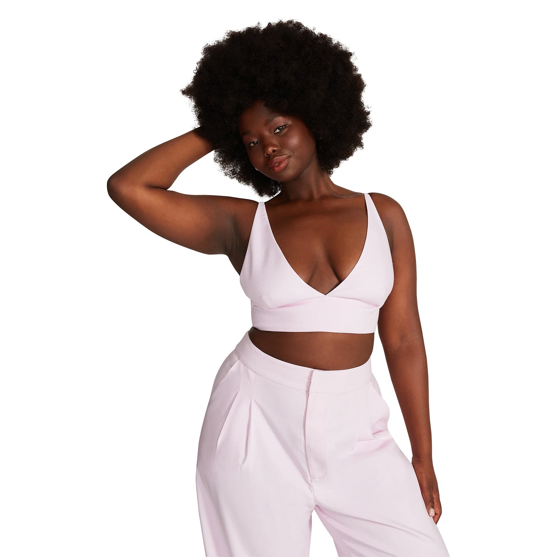 Hampton Bra Top Pink Tulle Top Rosa Claro para Mujer