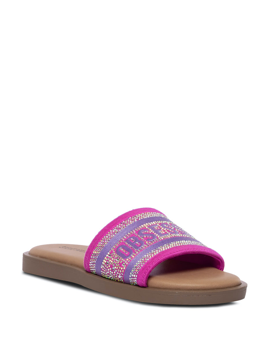 Jboss Pink Multi Sandalia para Niña