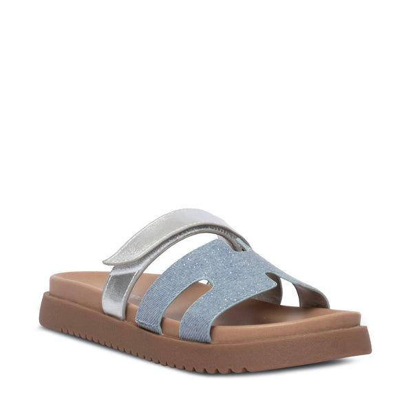 Jmaxxi Light Denim Sandalias de Mezclilla