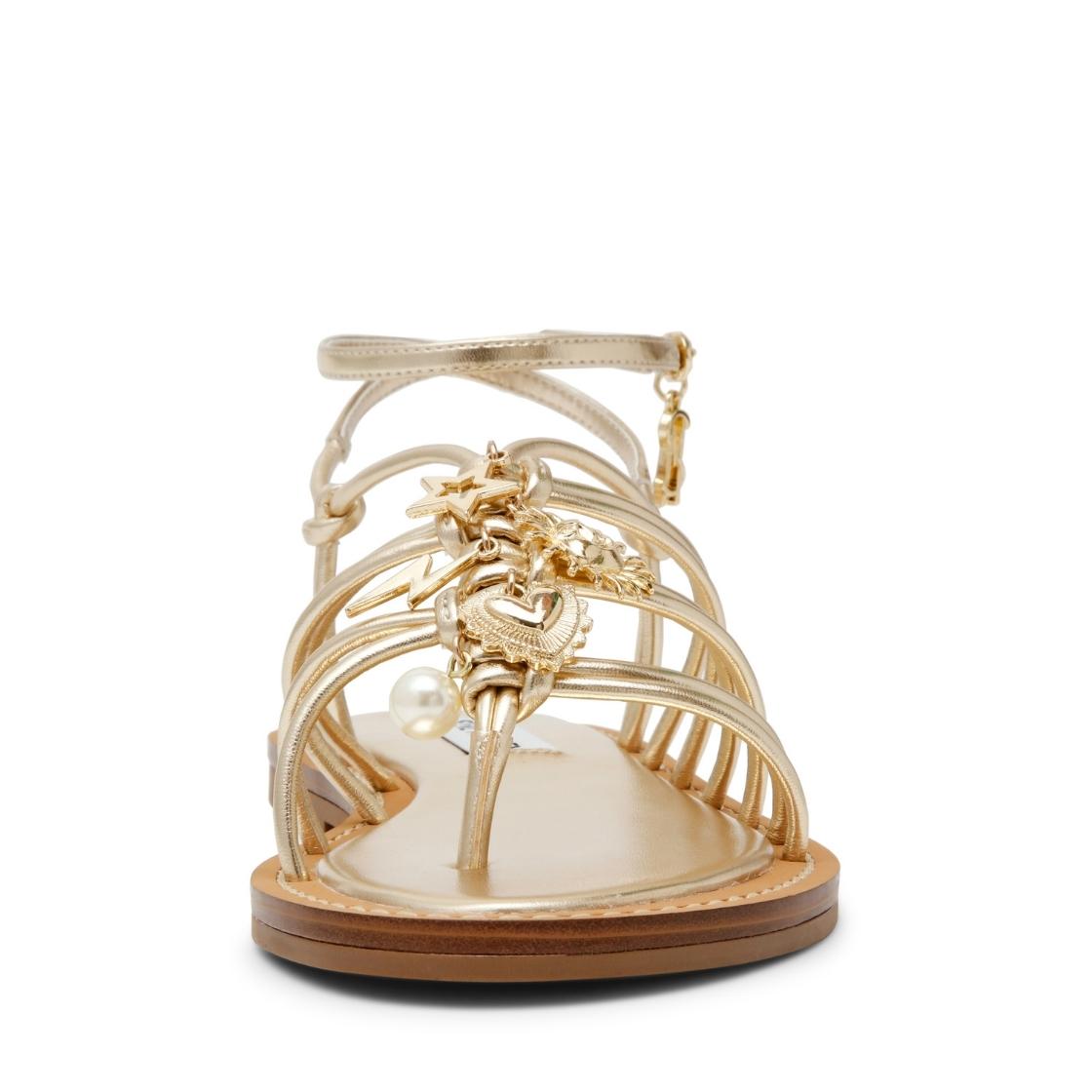 LA CHARMER GOLD LEATHER