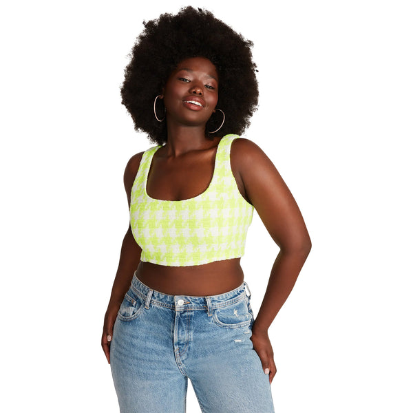 Layla Top Fresh Lime Top Verde Lima para Mujer