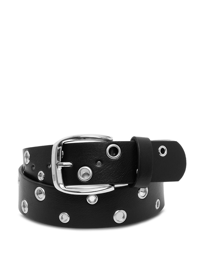 CINTURON OJALES BLACK