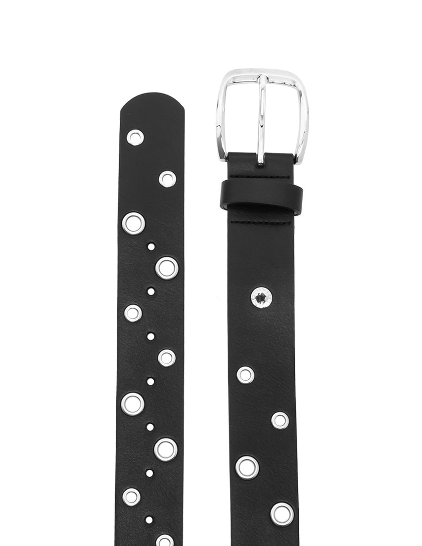 CINTURON OJALES BLACK