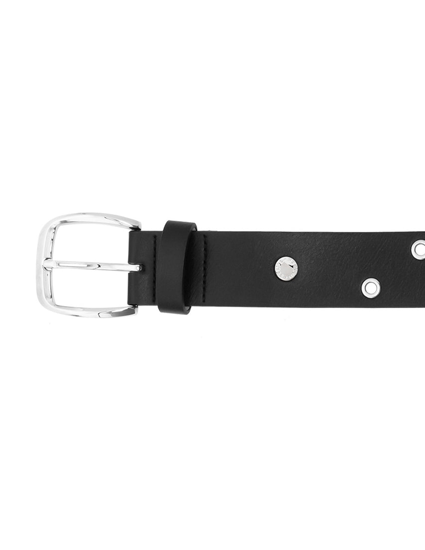 CINTURON OJALES BLACK