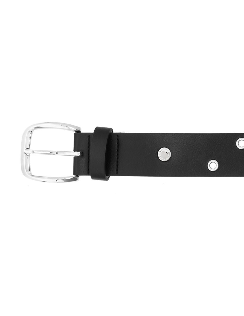 CINTURON OJALES BLACK
