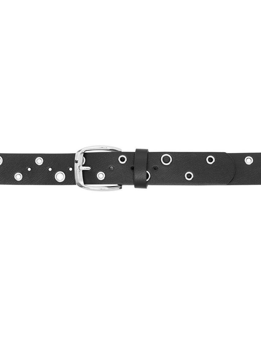 CINTURON OJALES BLACK