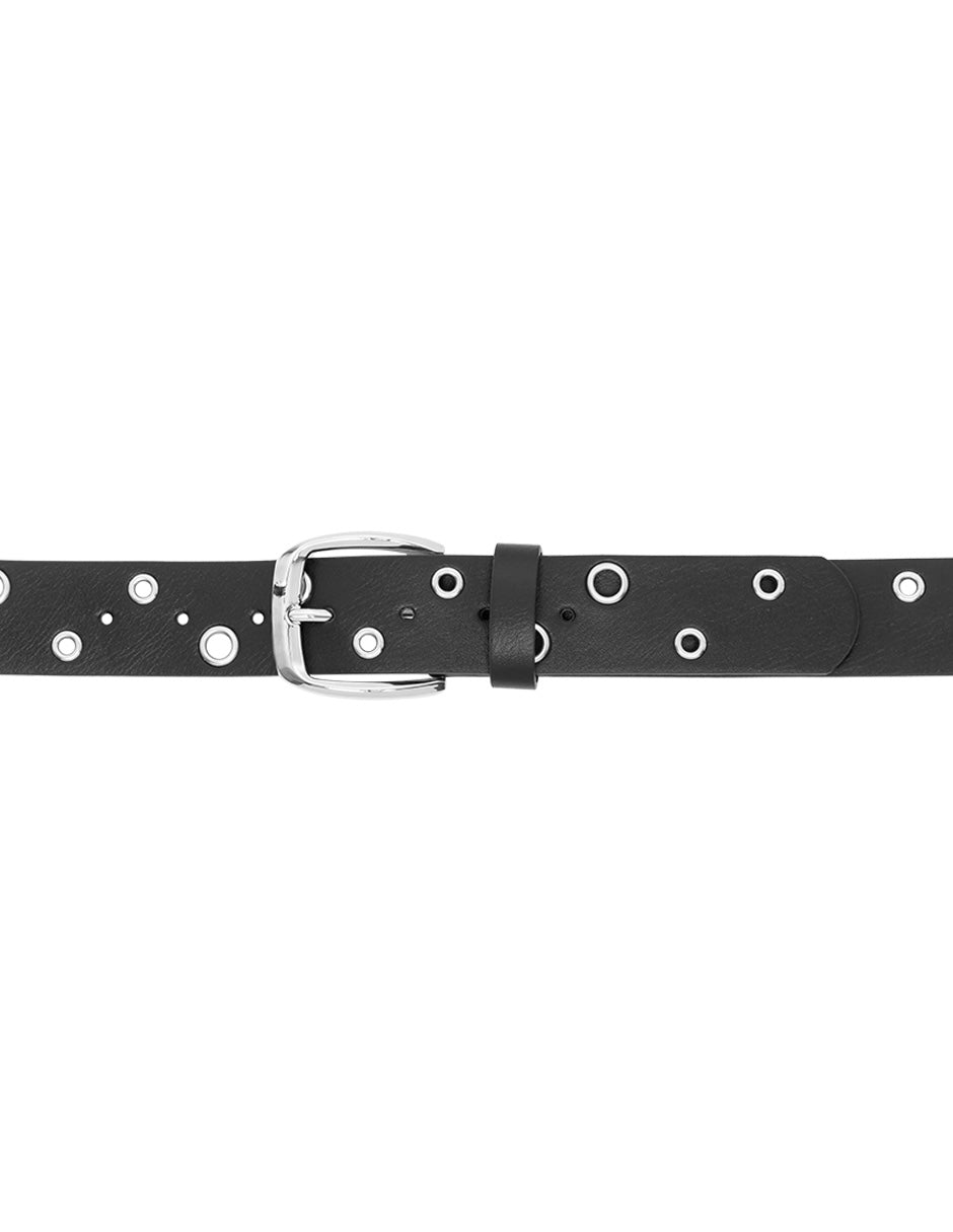 CINTURON OJALES BLACK