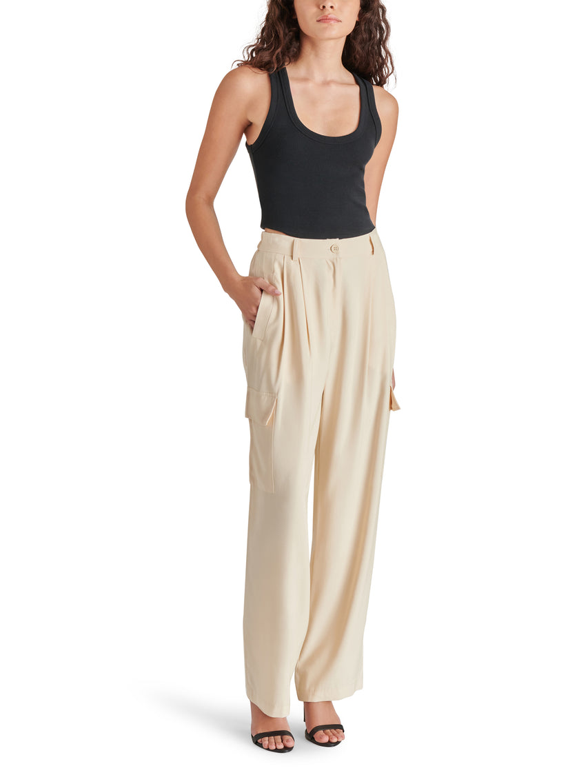 Daya Pant Oatmeal Pantalon Beige para Mujer