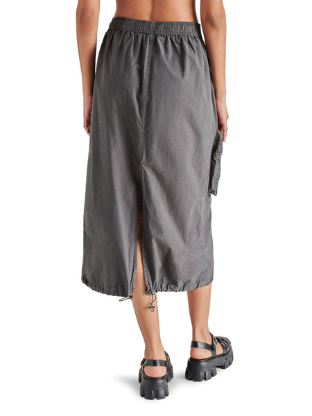 Vanessa Skirt Charcoal Grey Falda Cargo Gris para Mujer