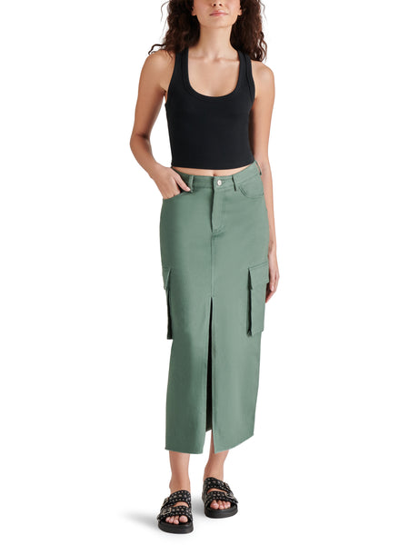 Benson Skirt Deep Forest Falda Cargo Verde para Mujer