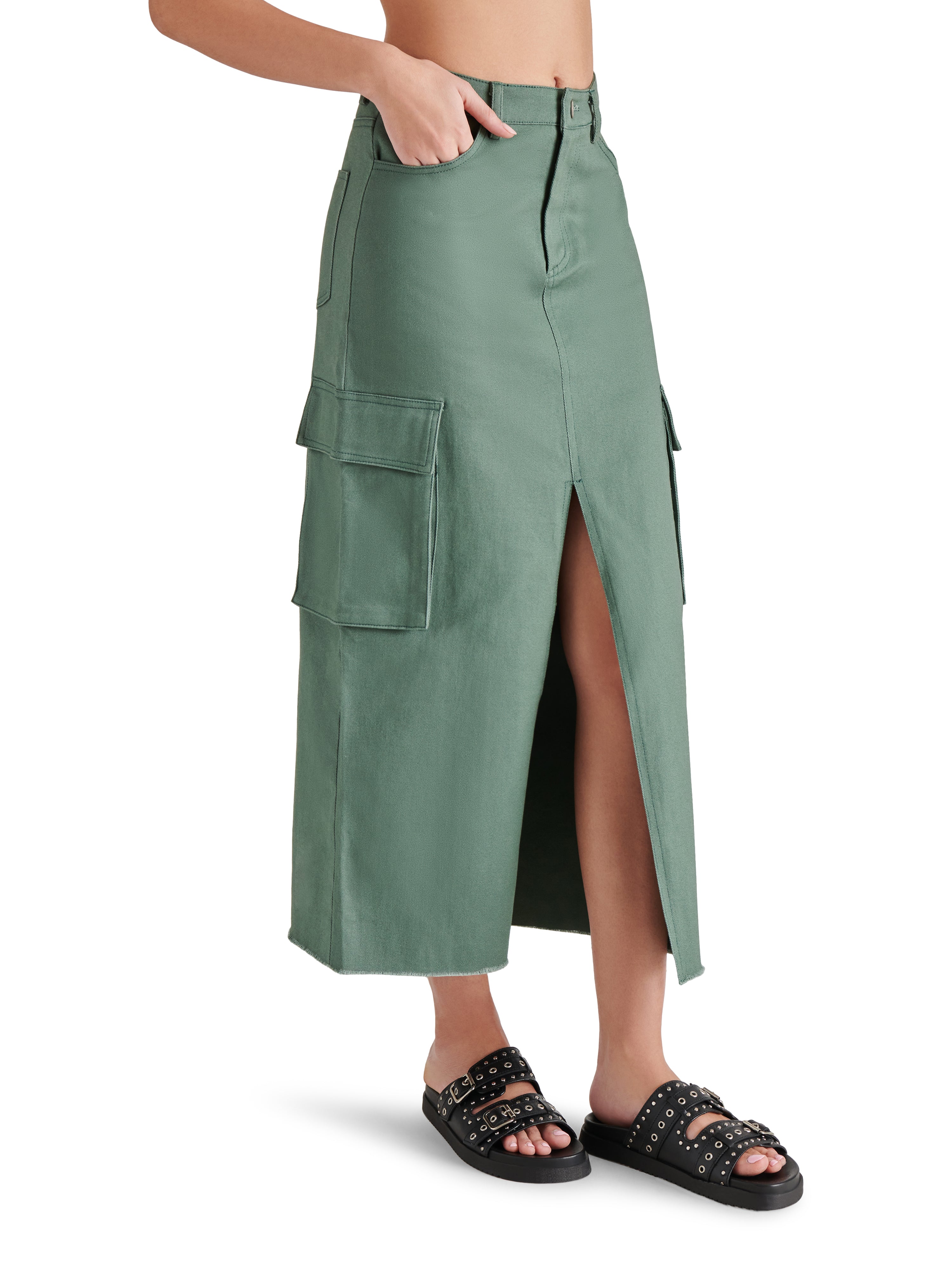 Benson Skirt Deep Forest Falda Cargo Verde