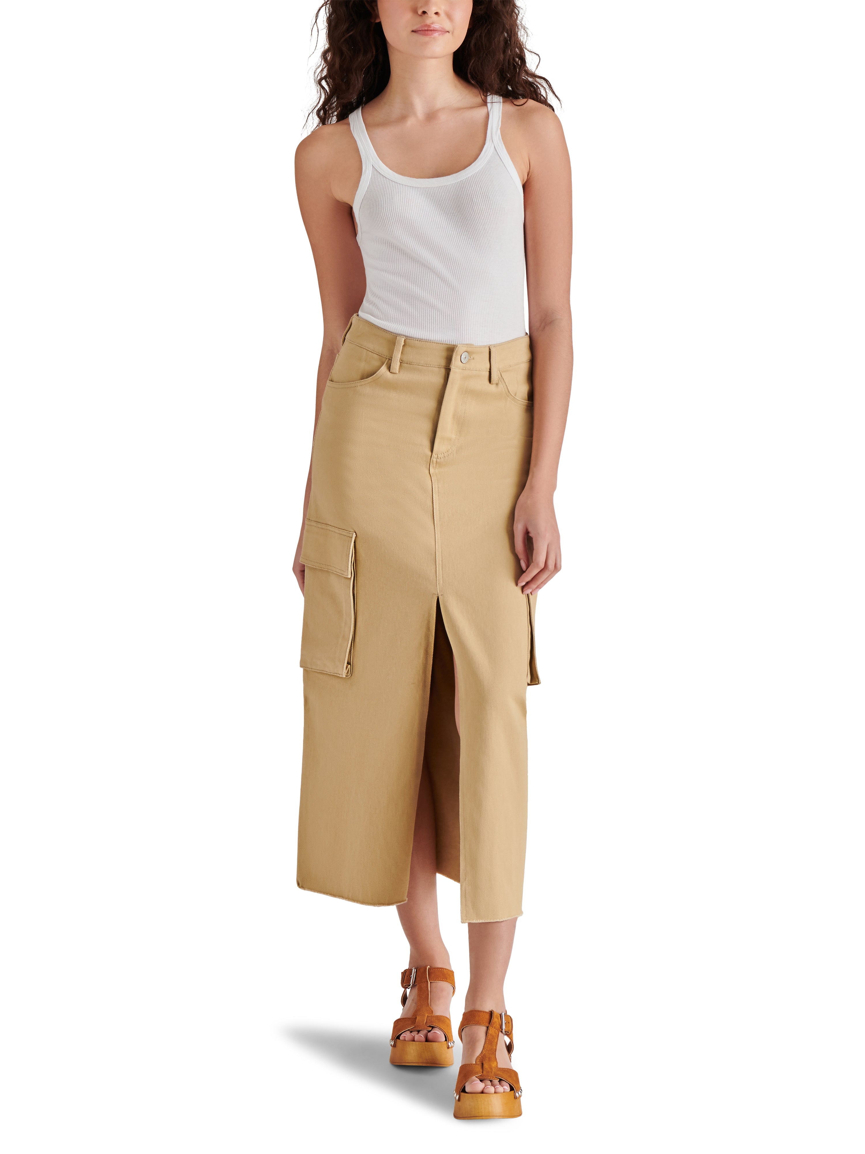 Benson Skirt Mushroom Falda Cargo Beige 