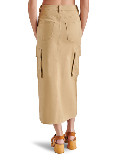 Benson Skirt Mushroom Falda Cargo Beige para Mujer