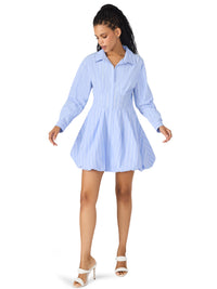 ARIELLE DRESS SOFT BLUE