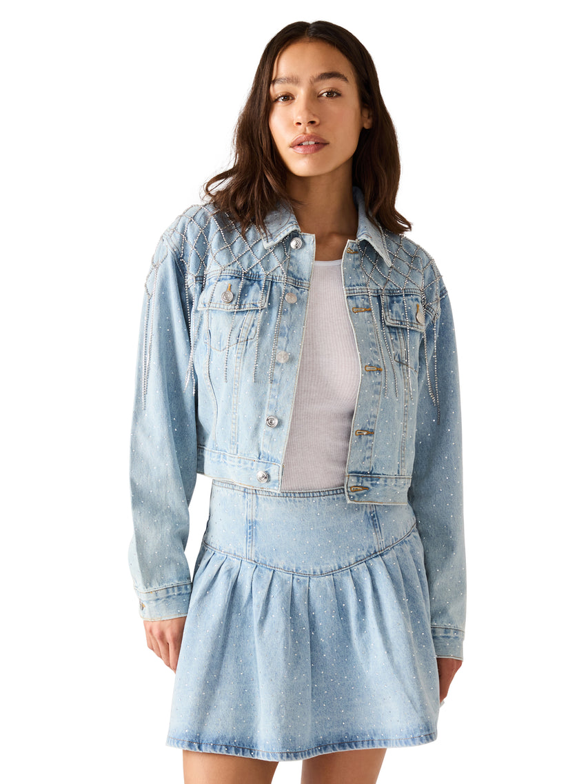 DIAMONDINE JACKET DELFT BLUE