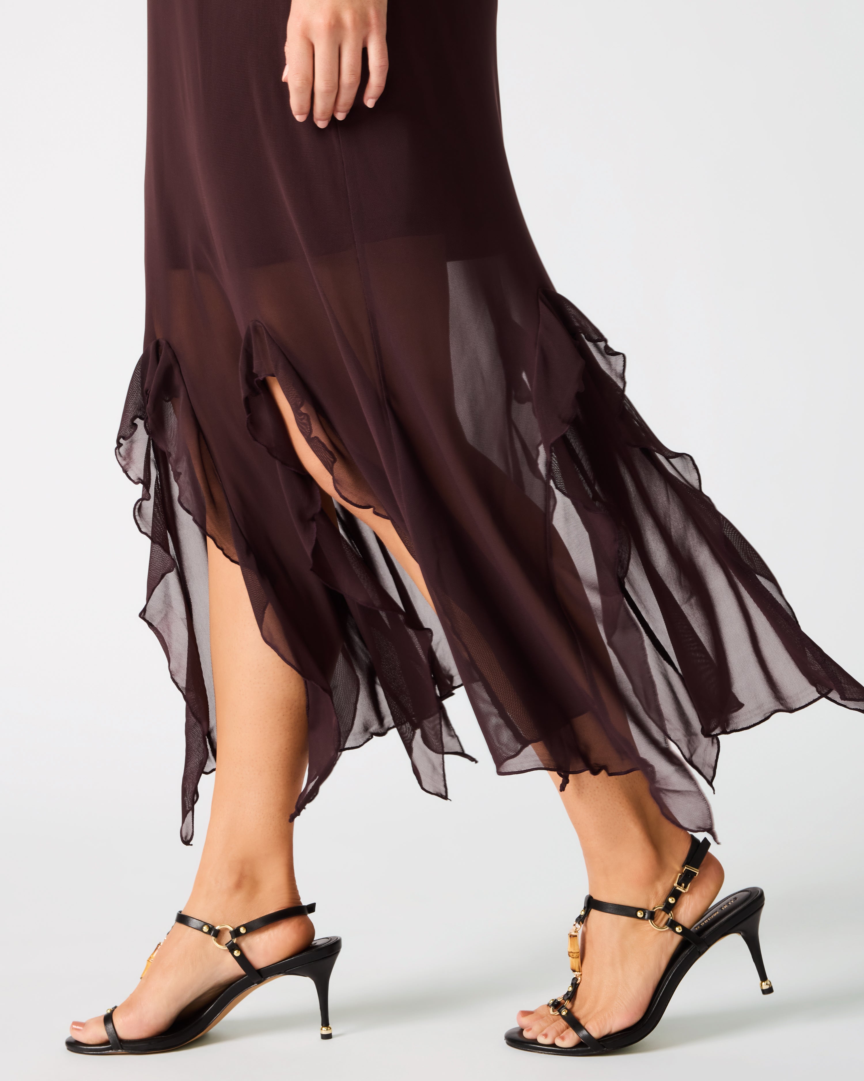 KARLINA DRESS CHOCOLATE