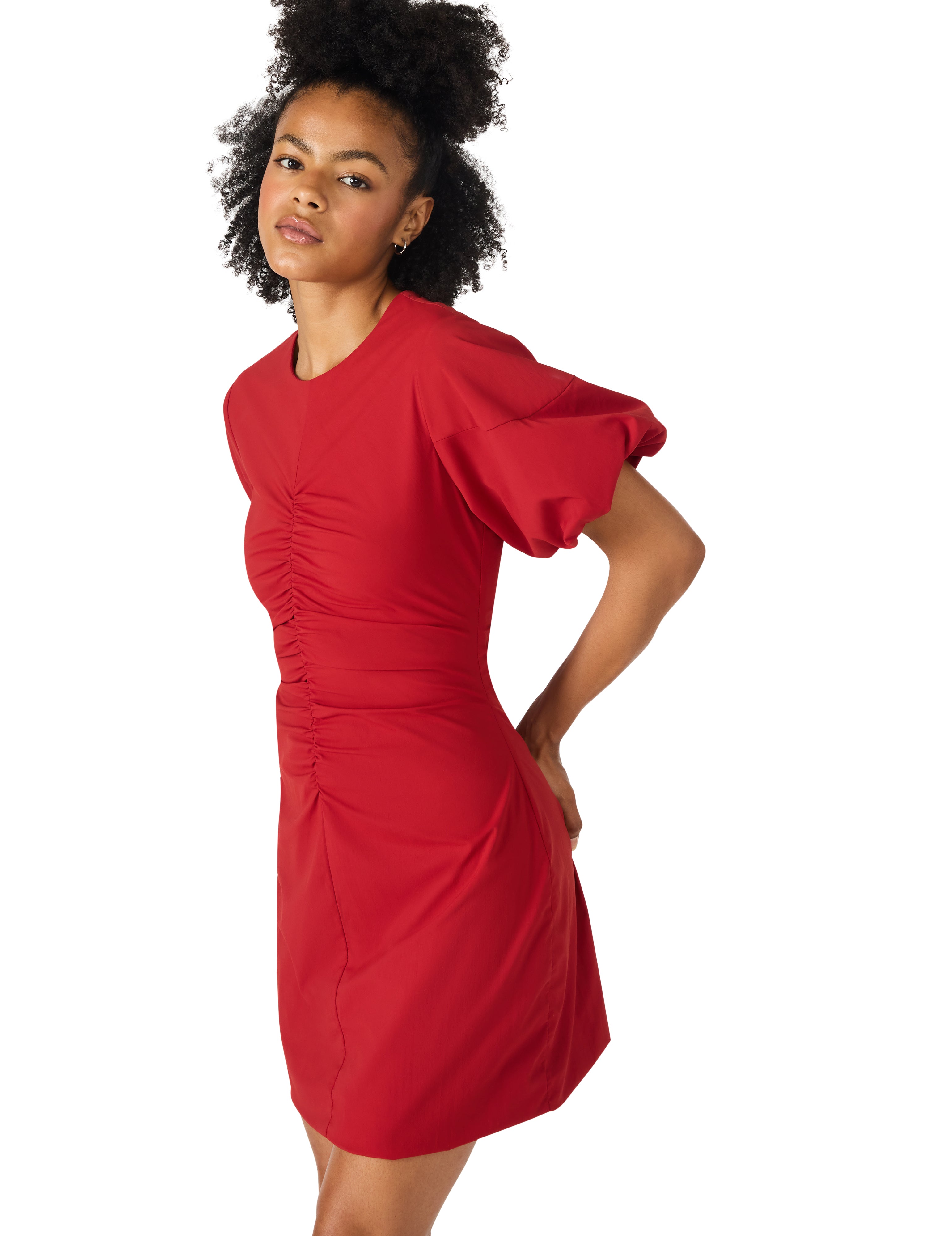 DREA DRESS PURPLE WINE