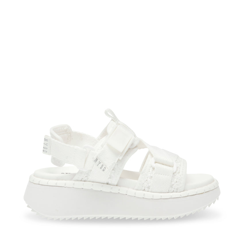 Jdecorum White Sandalia para Niña