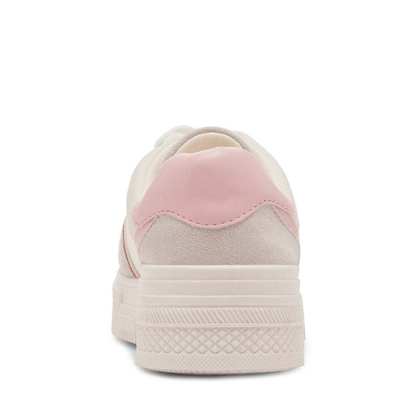 Kicks White Pink Tenis Blancos con Rosa para Mujer
