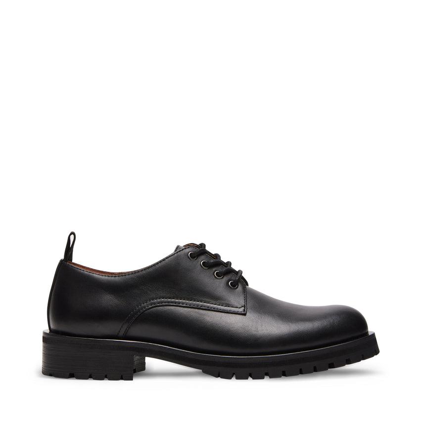 Damian Black Leather Zapato Casual 