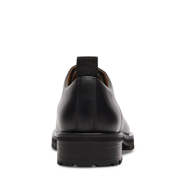 Damian Black Leather Zapato Casual para Hombre