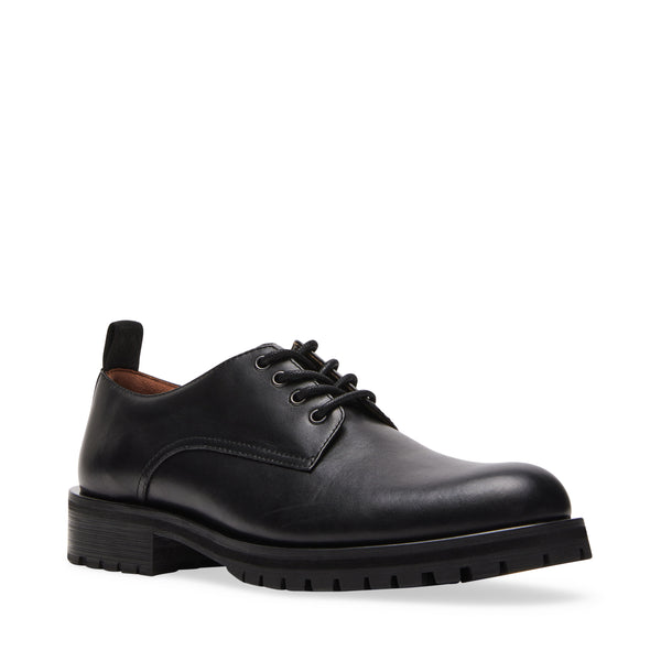 Damian Black Leather Zapato Casual Color Negro