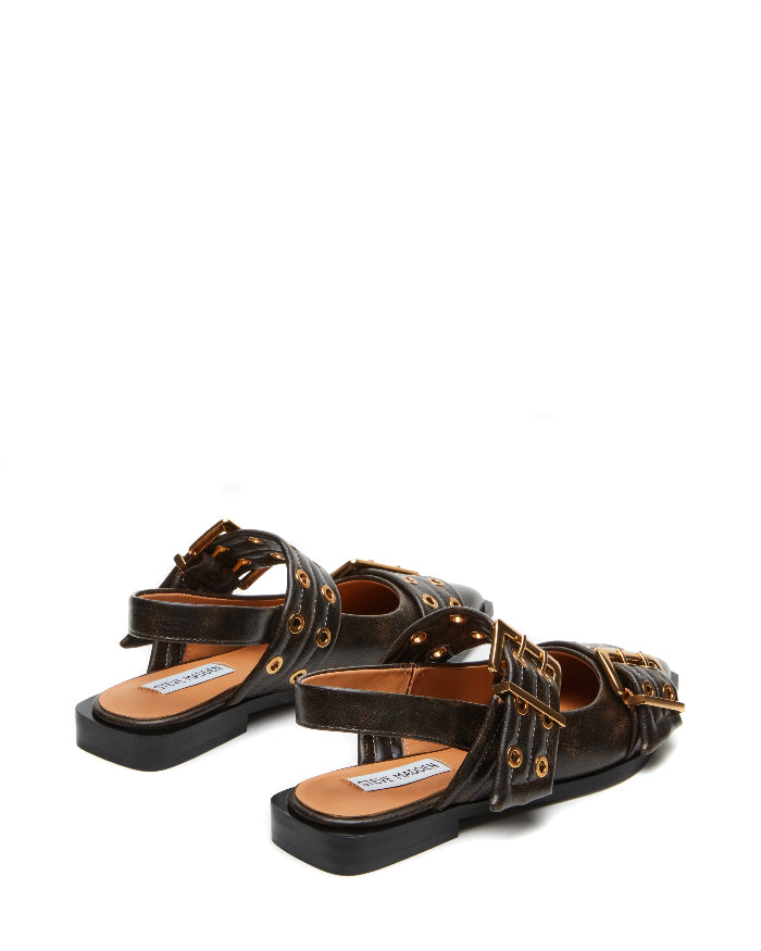 GRAYA BROWN DISTRESSED