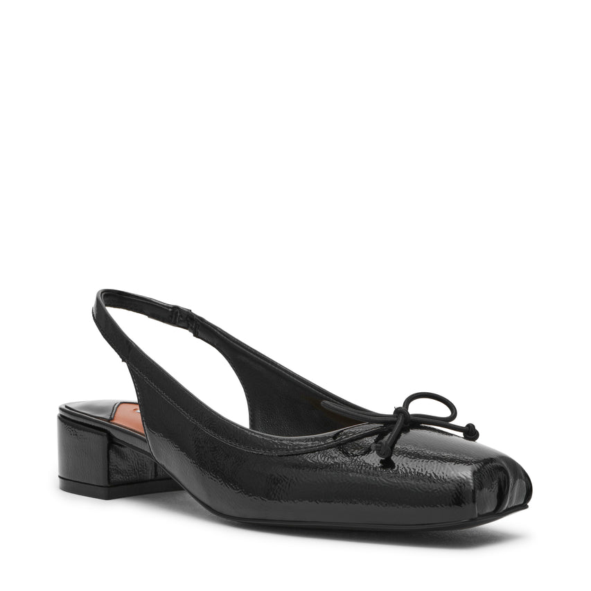 LOVED BLACK CRINKLE PATENT