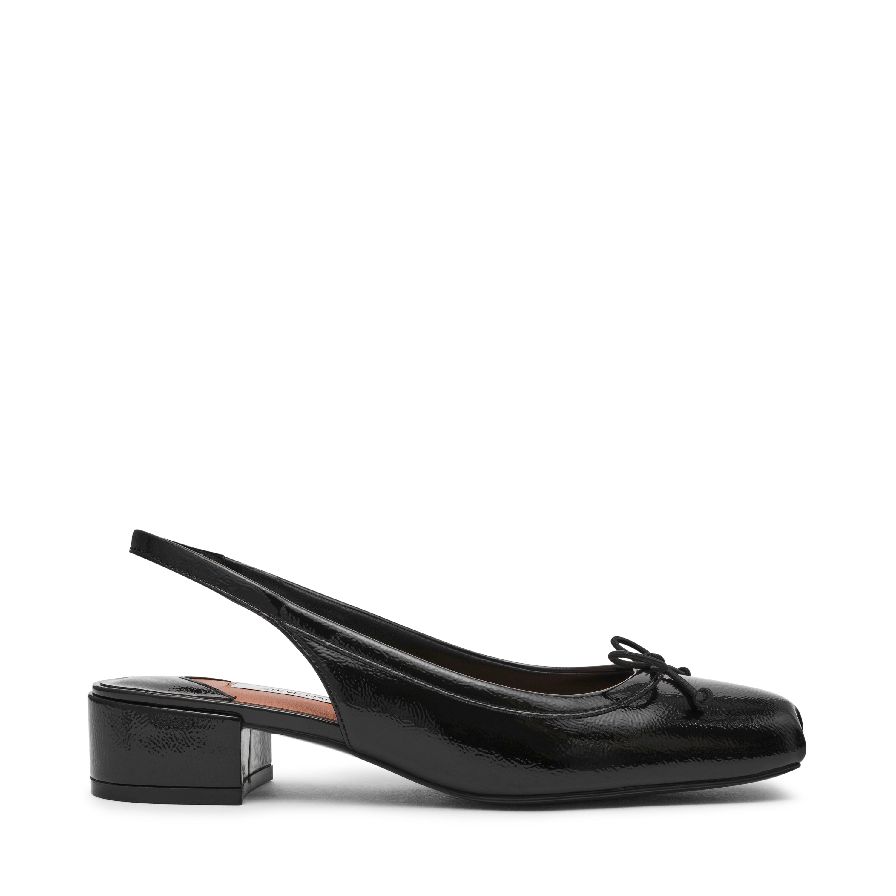 LOVED BLACK CRINKLE PATENT