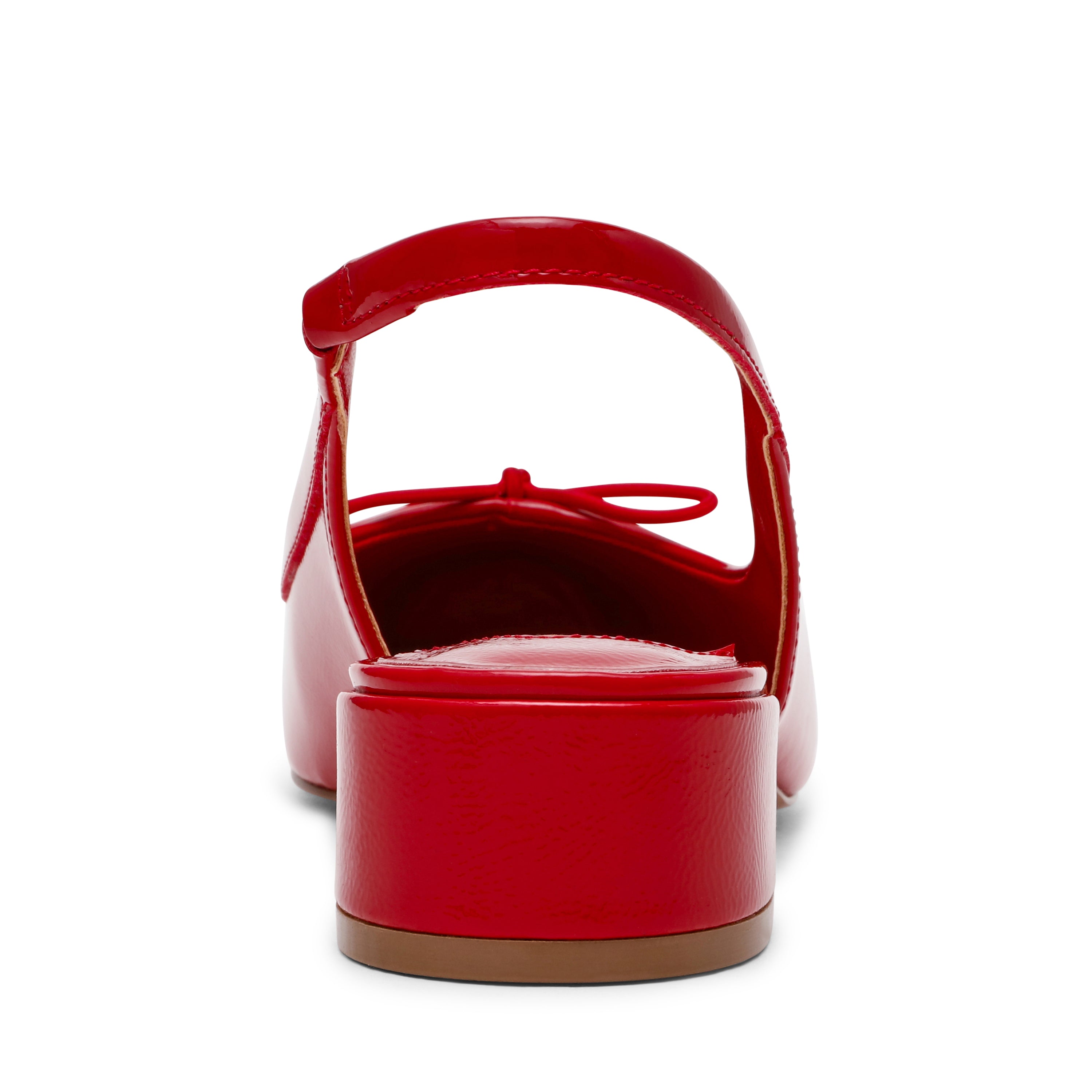 LOVED RED CRINKLE PATENT