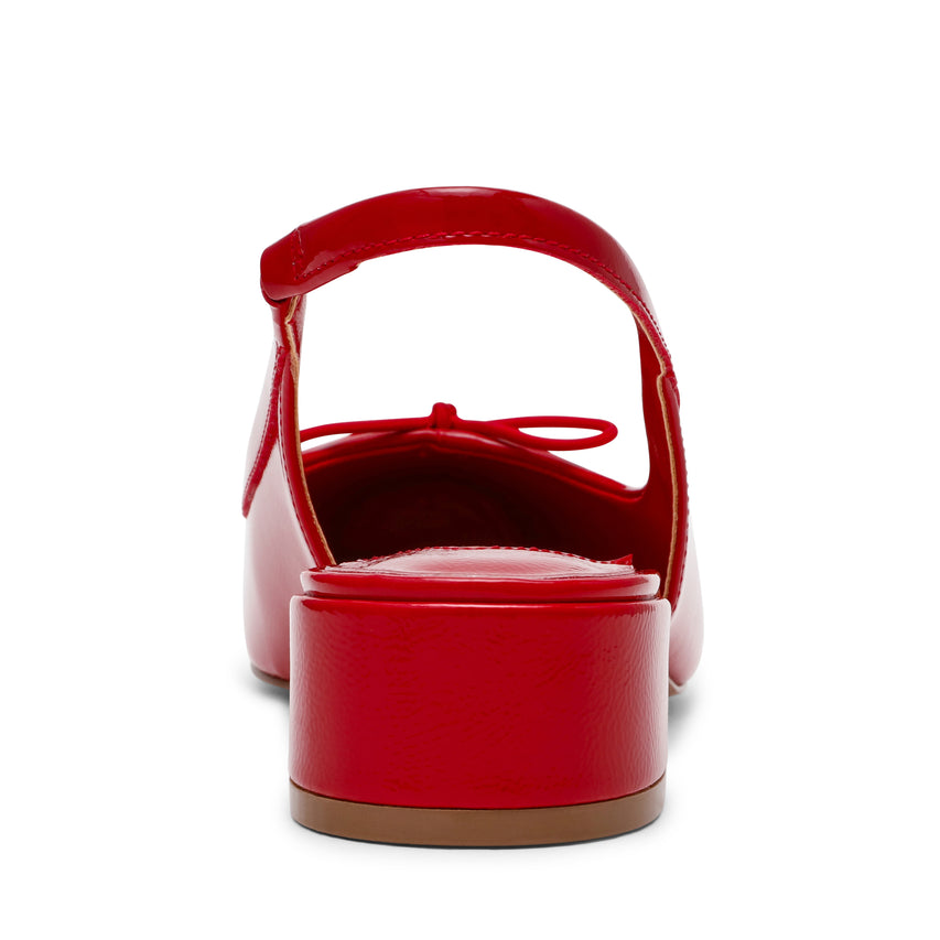 LOVED RED CRINKLE PATENT