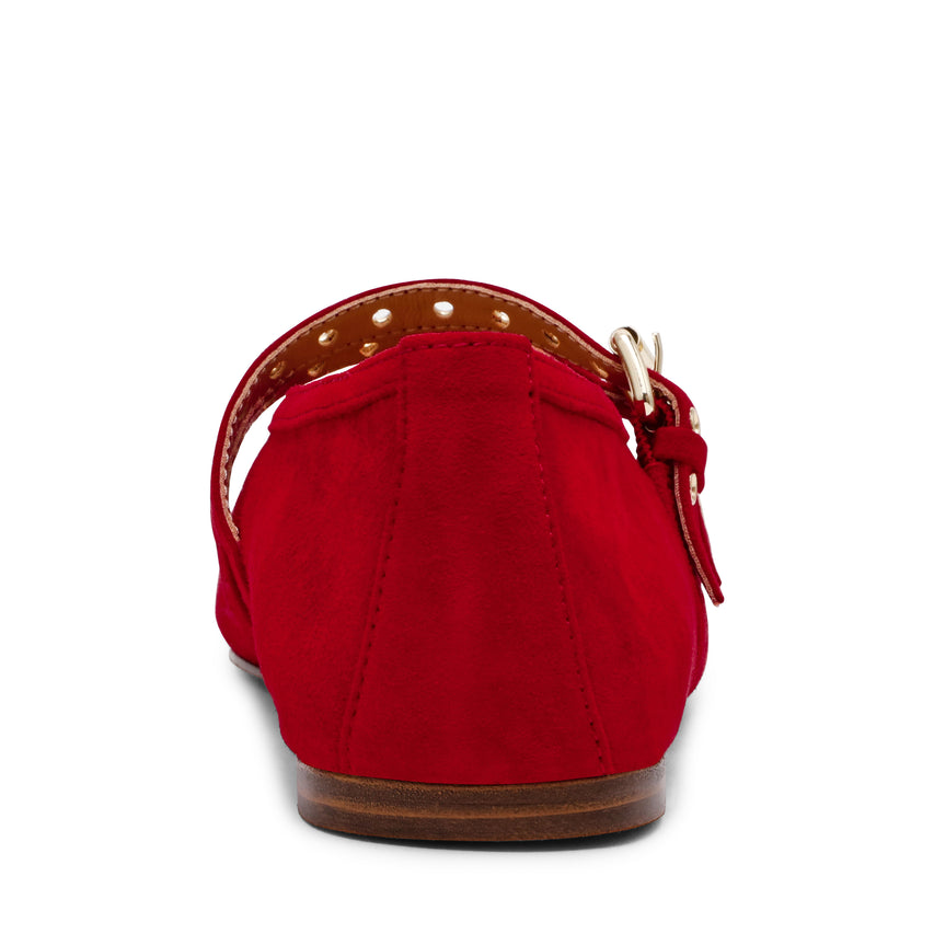 LYDIA RED SUEDE