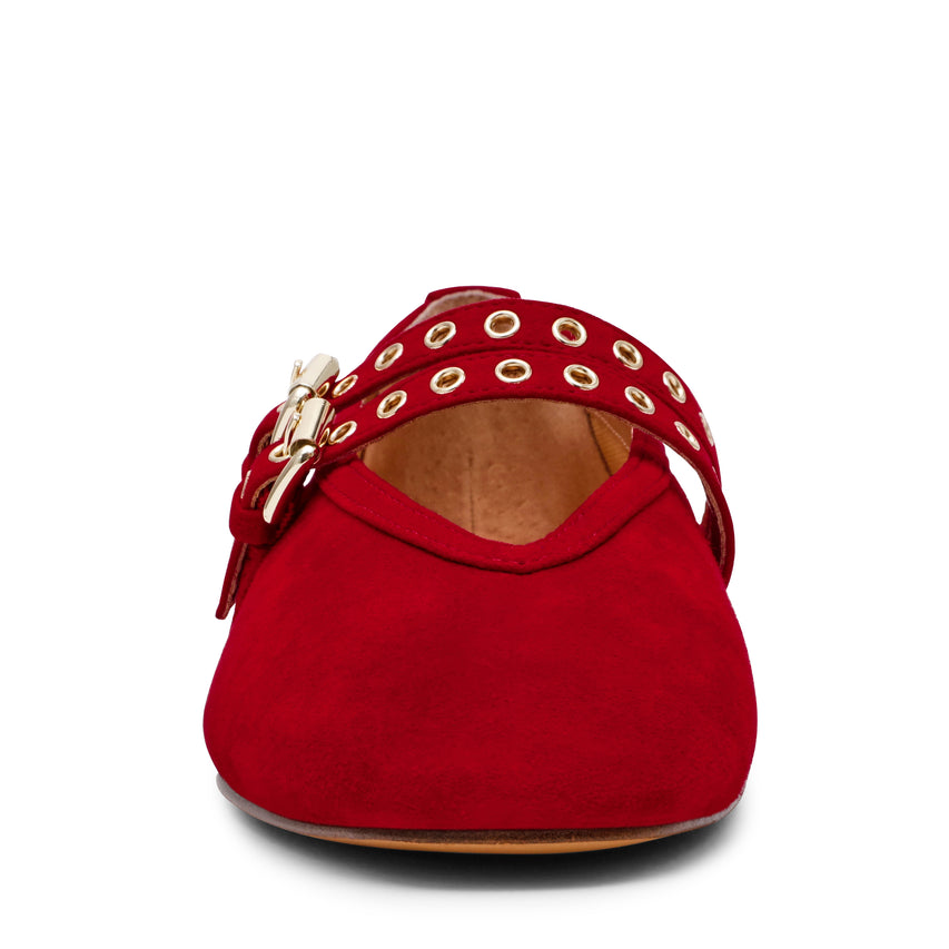 LYDIA RED SUEDE