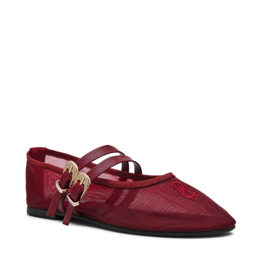 MURRAY ST. DARK CHERRY LEATHER