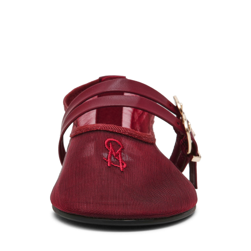 MURRAY ST. DARK CHERRY LEATHER