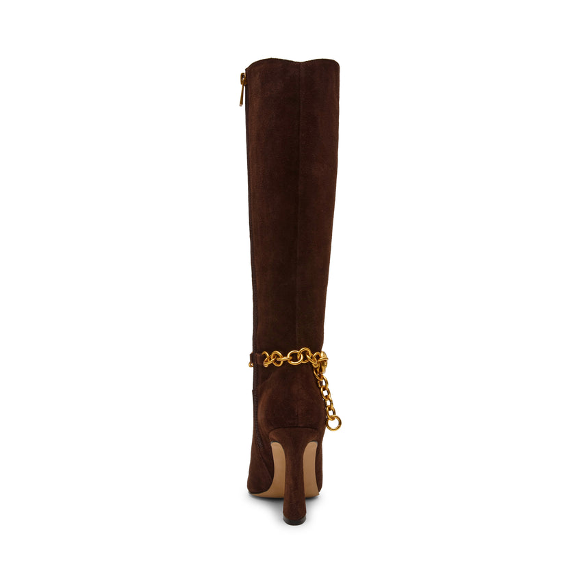 SKORCHER CHOCOLATE BROWN SUEDE