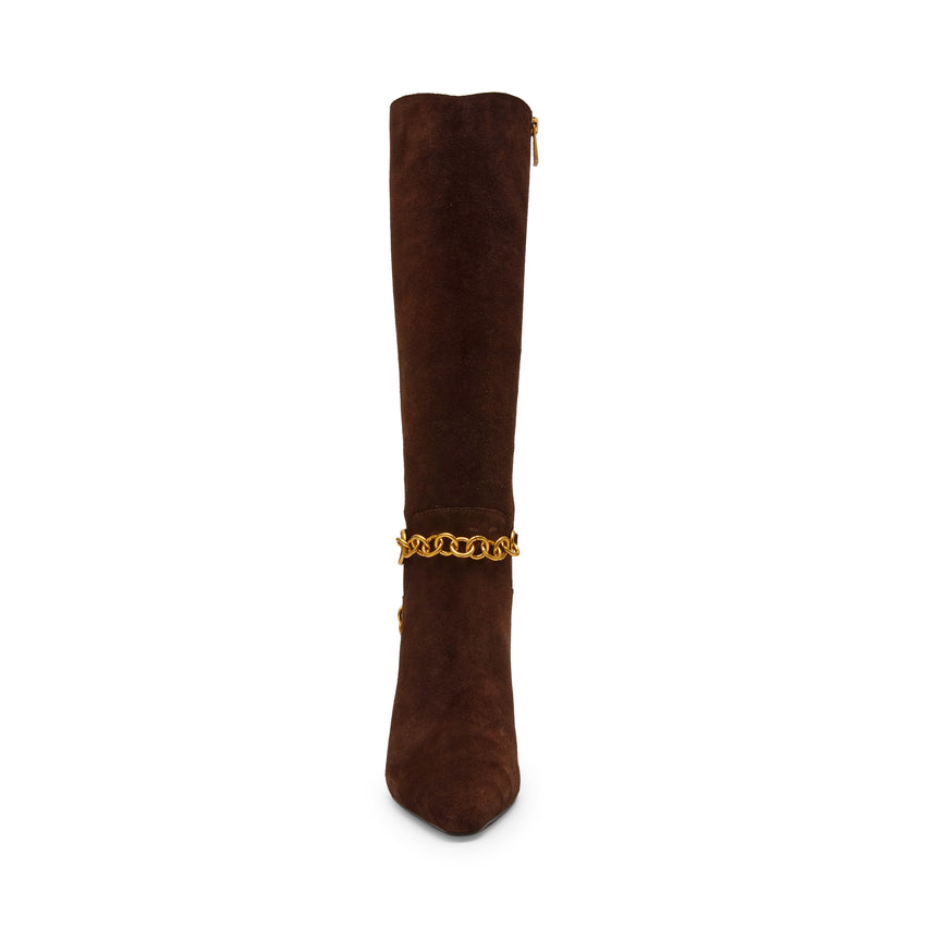 SKORCHER CHOCOLATE BROWN SUEDE