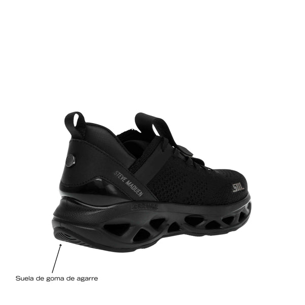 Surge 1 Black Black Tenis Negros Deportivos para Mujer