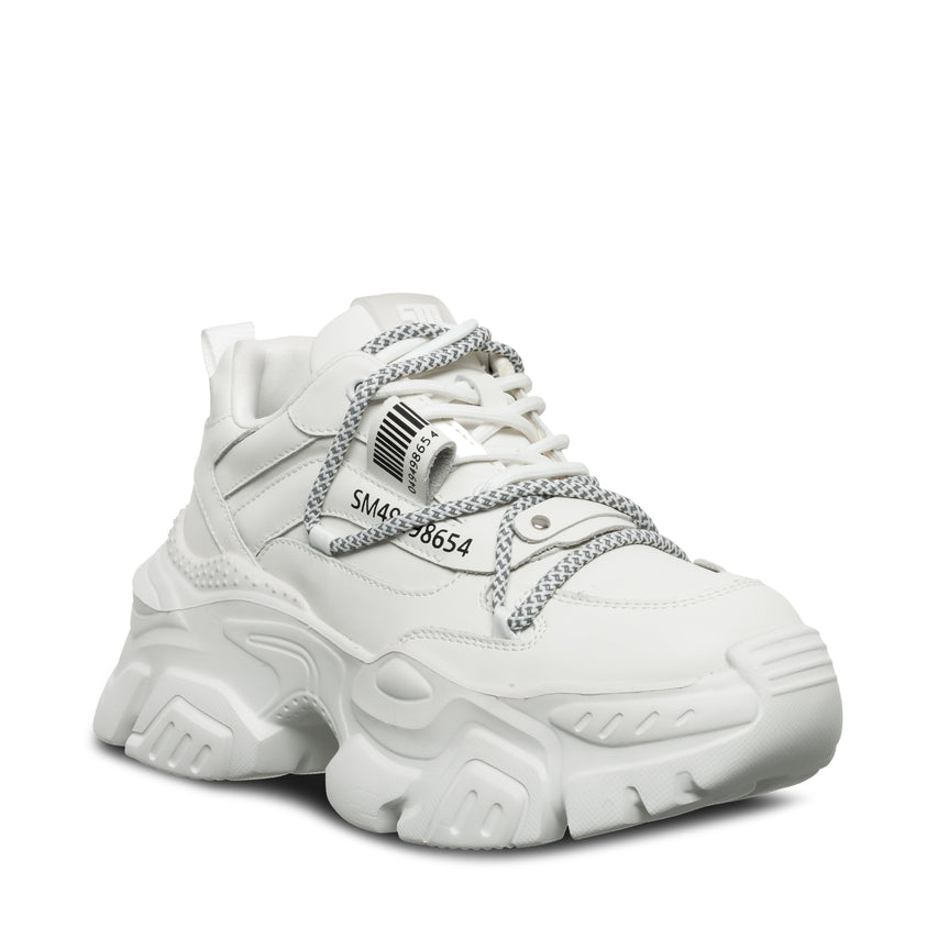 Troy White Leather Tenis Blancos