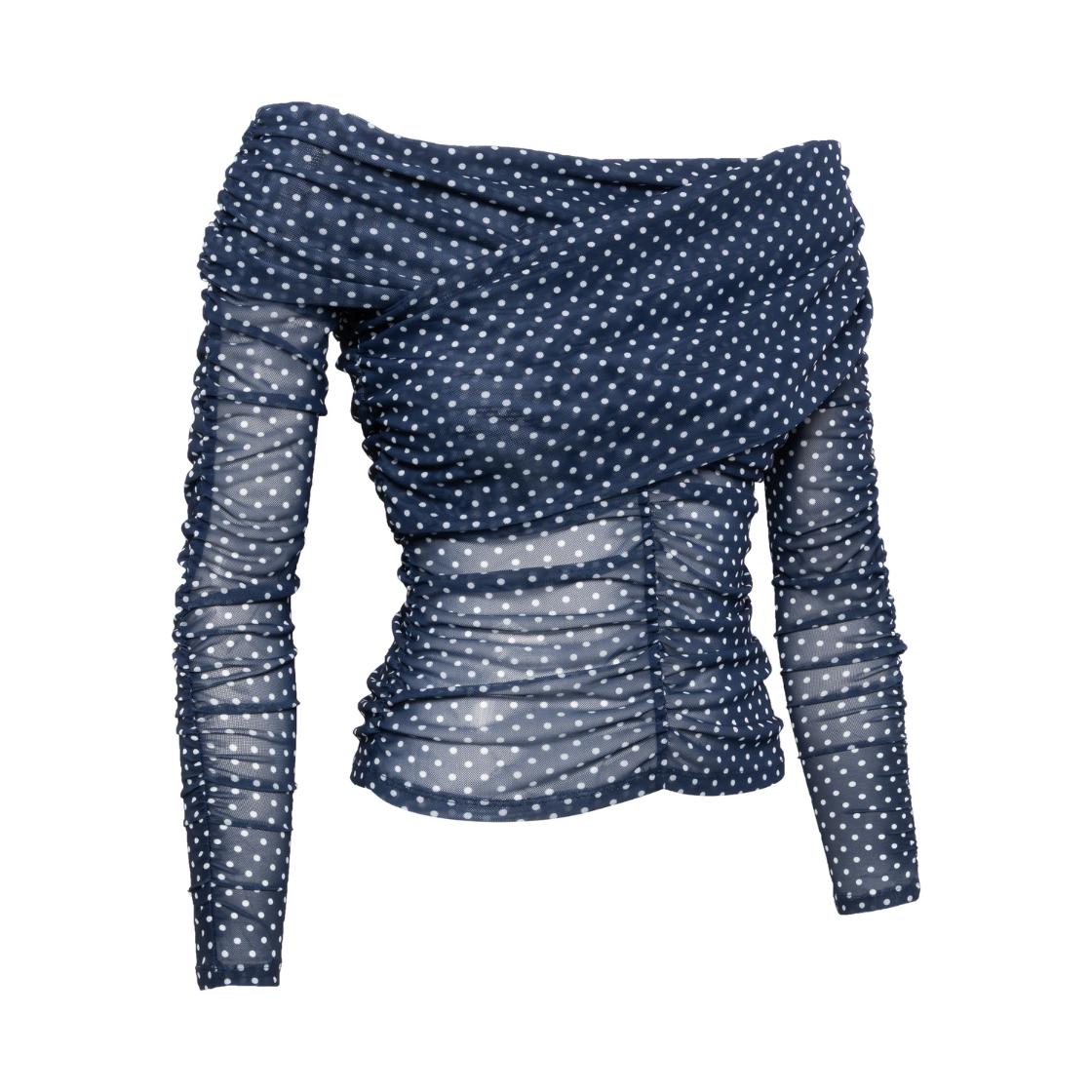 VIKTORIA TOP VINTAGE NAVY