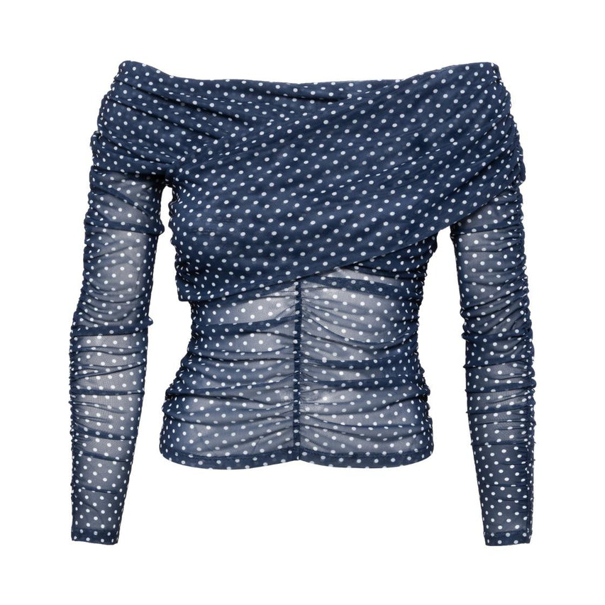 VIKTORIA TOP VINTAGE NAVY