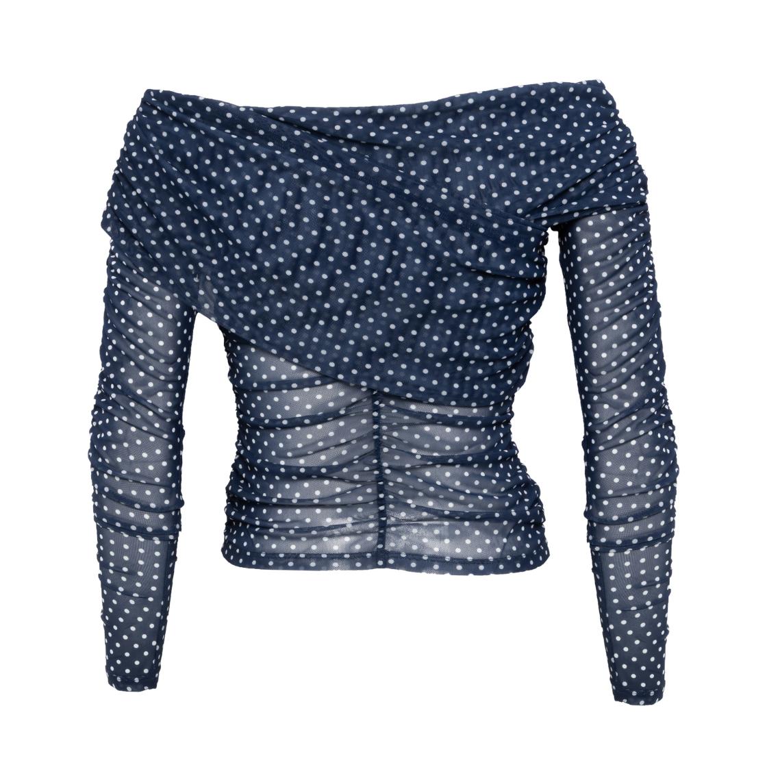 VIKTORIA TOP VINTAGE NAVY