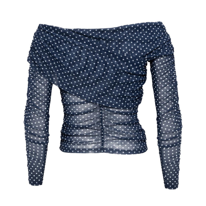 VIKTORIA TOP VINTAGE NAVY