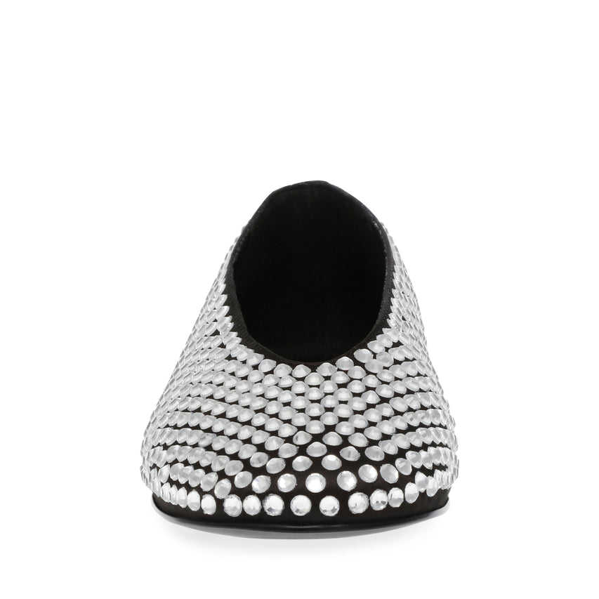 A Lister Black Flats con Brillos para Mujer