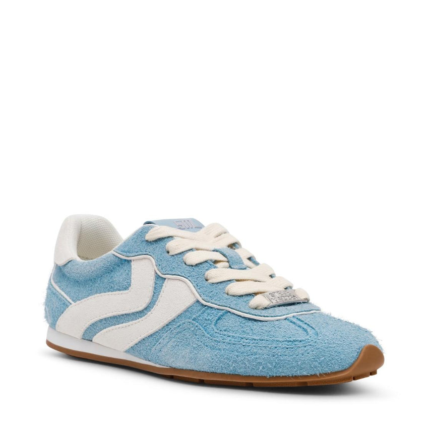 Abbi-SM Baby Blue Suede Tenis Azules