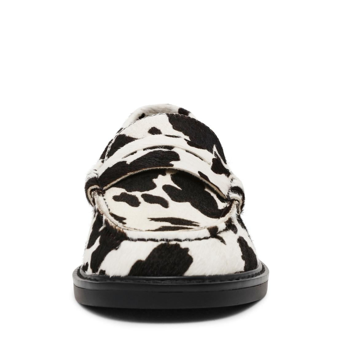 Adison C Black White Mocasines con Manchas para Mujer