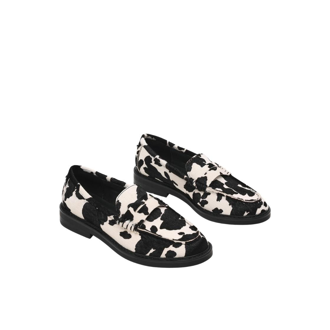 Adison C Black White Mocasines Negro con Blanco